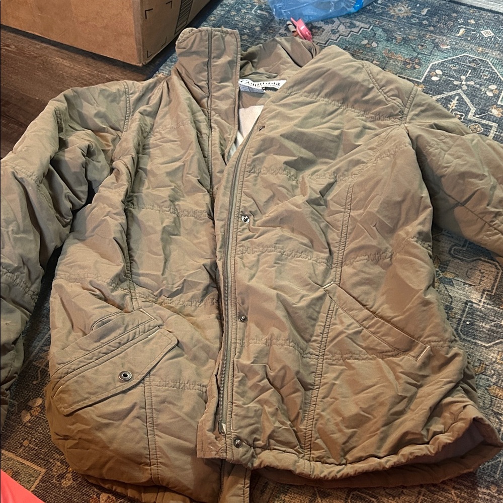 Columbia Olive Green Quilted Jacket